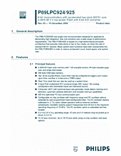 DataSheet P89LPC924 pdf